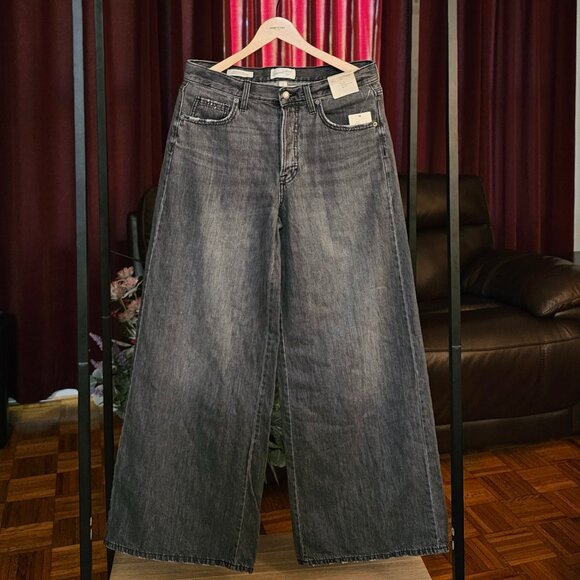 SUPER WIDE LEG JEANS - Picture 1 of 4